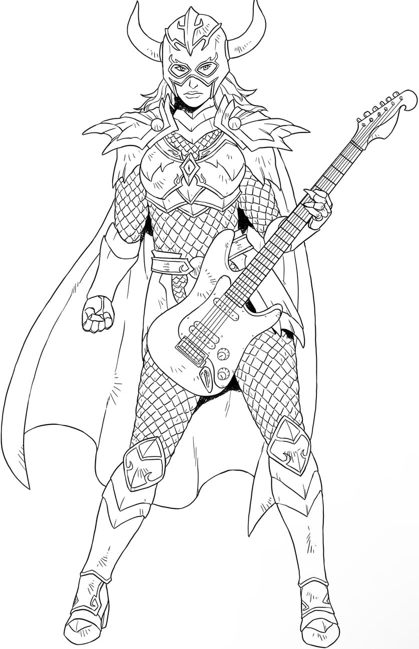 "Kitiara" guitar GhouldGuitars